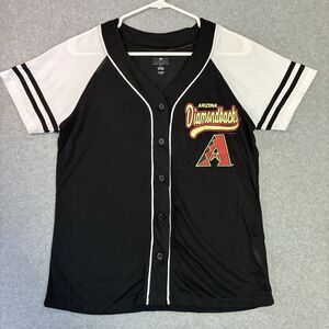 Arizona Diamondbacks Women’s Jersey Medium MLB Genuine Merchandise Black